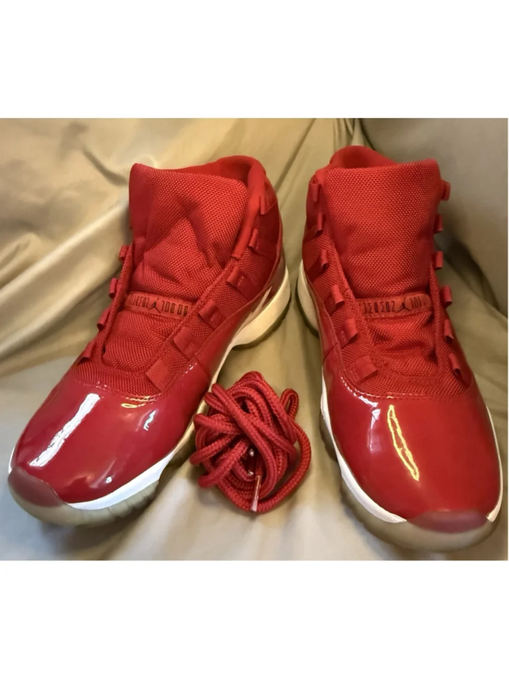 Air Jordan 11 Retro Win Like 96 Gym Red Black 378037-623 Men Size 9